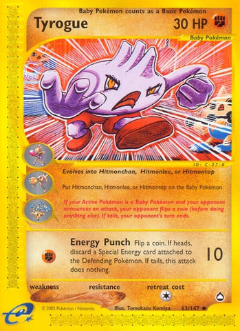 Image for Tyrogue (063/147) - Pokemon