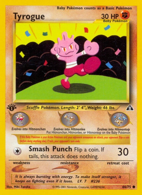 Tyrogue (66/75) (Neo Discovery) Pokemon