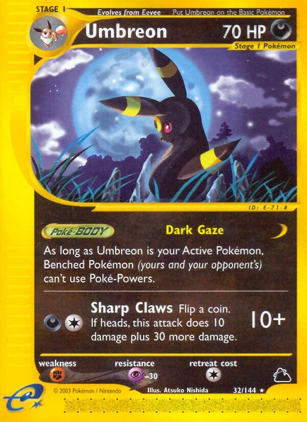 Umbreon (32) (032/144) (Skyridge) Pokemon