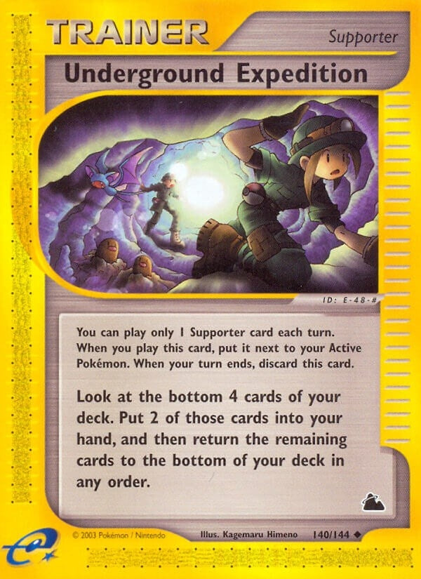 Underground Expedition (140/144) (Skyridge) Pokemon