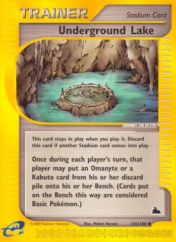 Underground Lake (141/144) (Skyridge) Pokemon