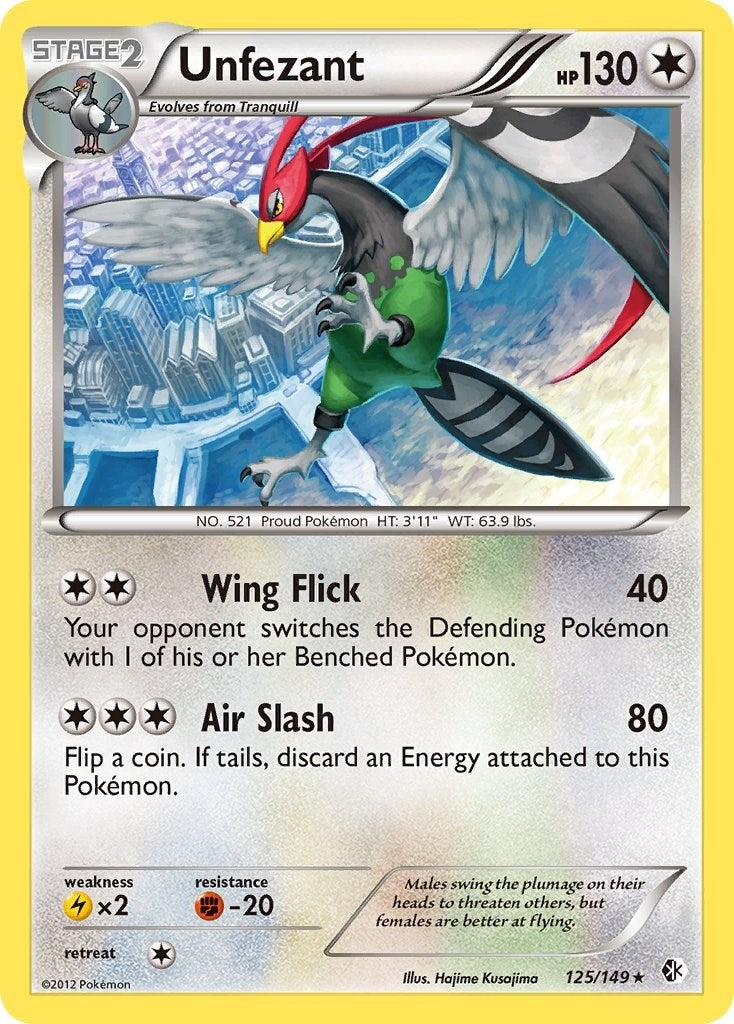 Image for Unfezant (125/149) - Pokemon