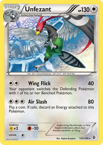 Image for Unfezant (125/149) - Pokemon