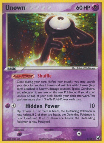 Image for Unown (F) (F/28) (Unseen Forces) - Pokemon