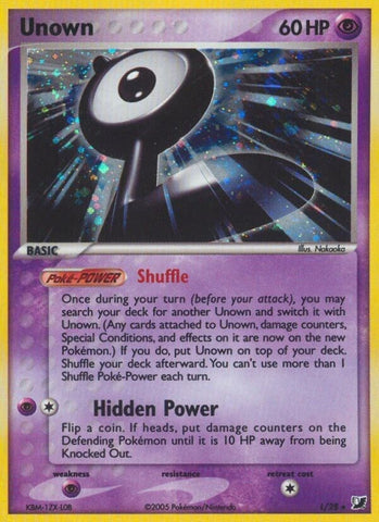 Unown (L) (L/28) (Unseen Forces) Pokemon