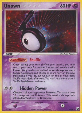 Unown (T) (T/28) (Unseen Forces) Pokemon