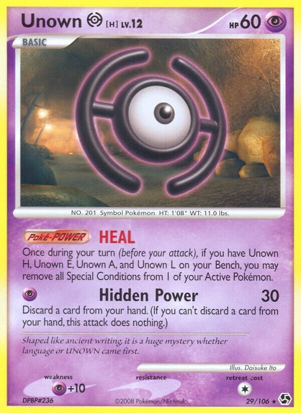 Image for Unown [H] (29/106) (Great Encounters) (GE) - Pokemon