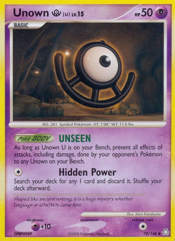 Image for Unown (U) (78/146) (Legends Awakened) - Pokemon