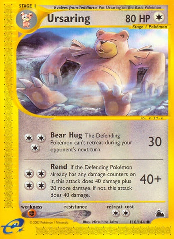 Ursaring (110/144) (Skyridge) Pokemon