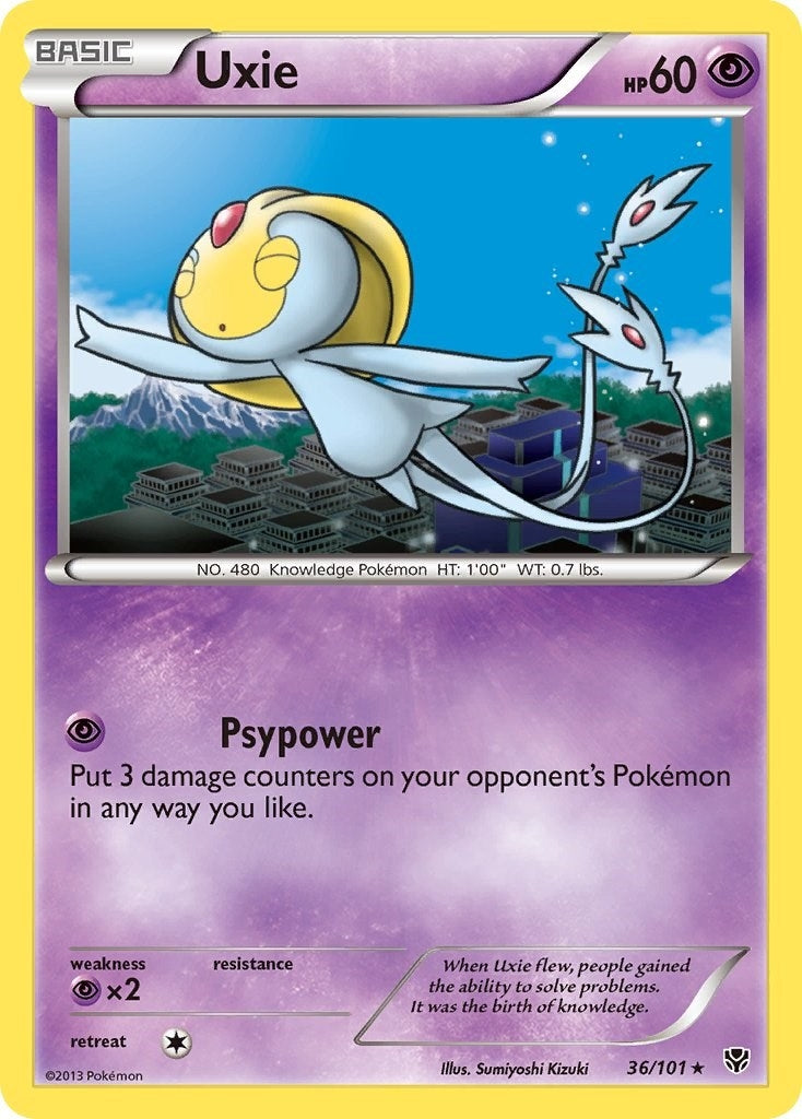 Image for Uxie (36/101) (Plasma Blast) (PLB) - Pokemon