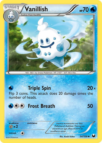 Image for Vanillish (34/108) - Pokemon