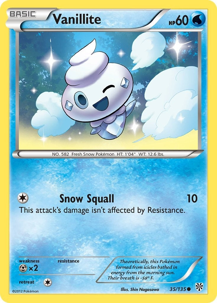 Image for Vanillite (35/135) (Plasma Storm) (PLS) - Pokemon