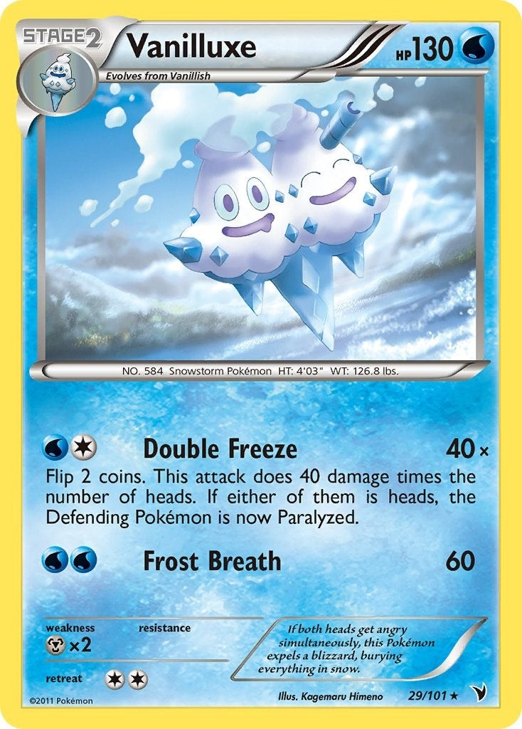 Image for Vanilluxe (29/101) (Noble Victories) (NVI) - Pokemon