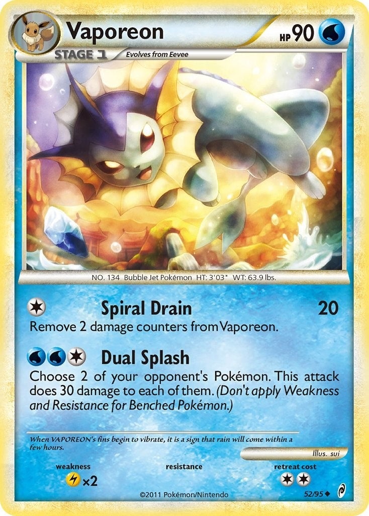 Vaporeon (52/95) (Call of Legends)