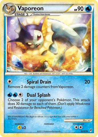 Vaporeon (52/95) (Call of Legends)