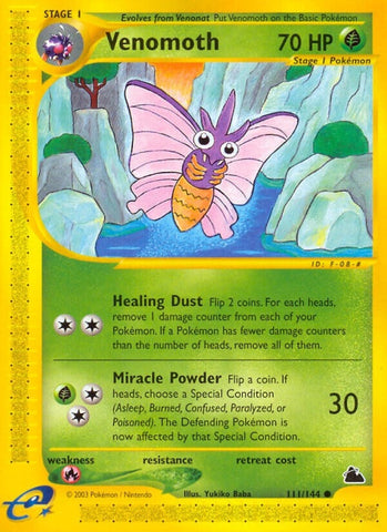 Venomoth (111/144) (Skyridge) Pokemon