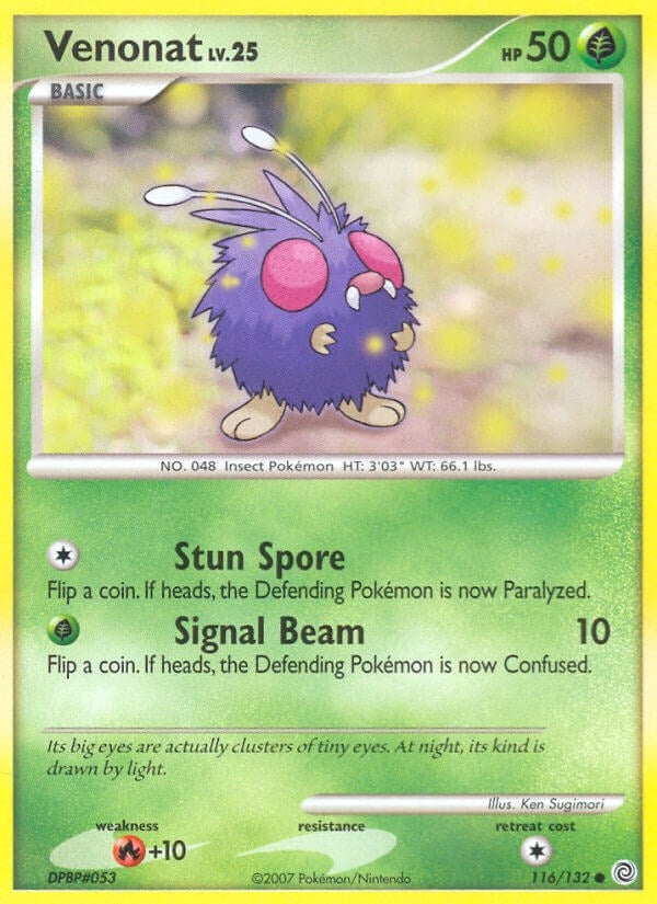 Image for Venonat (116/132) (Secret Wonders) (SW) - Pokemon