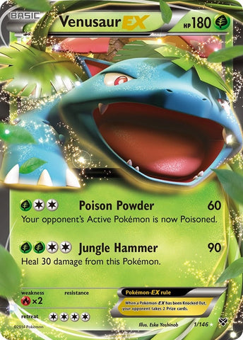 Image for Venusaur EX (1/146) (XY Base Set) - Pokemon