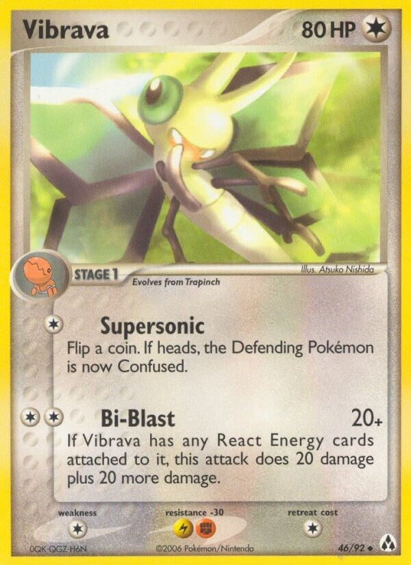Vibrava (46/92) (EX Legend Maker) Pokemon