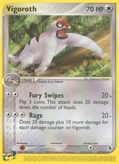 Vigoroth (47/109) (EX Ruby and Sapphire) Pokemon