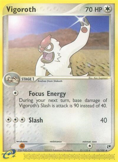 Image for Vigoroth (52/100) (Sandstorm) - Pokemon