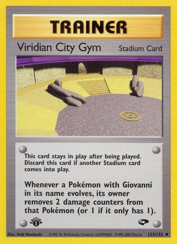Viridian City Gym (123/132) (Gym Challenge) Pokemon