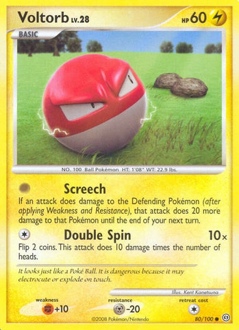 Image for Voltorb (80) (80/100) (Stormfront) - Pokemon
