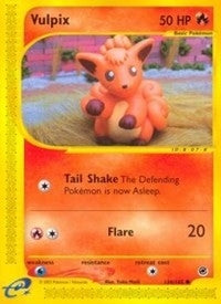 Vulpix (136/165) (Expedition) (EX) Pokemon