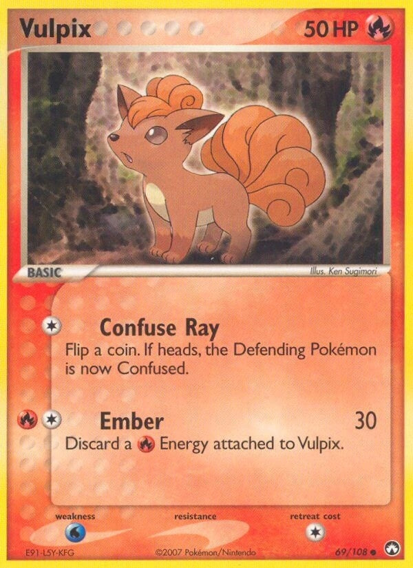 Vulpix (69/108) (Power Keepers) Pokemon