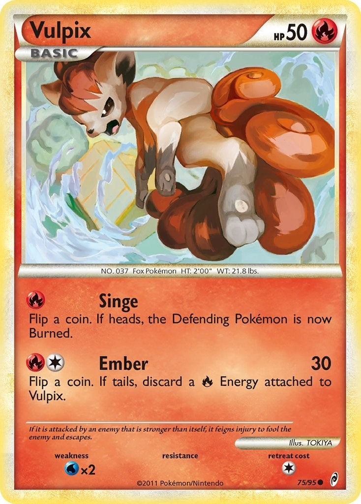 Image for Vulpix (75/95) - Pokemon