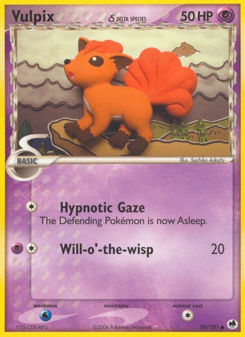 Image for Vulpix (Delta Species) (70/101) (Dragon Frontiers) - Pokemon