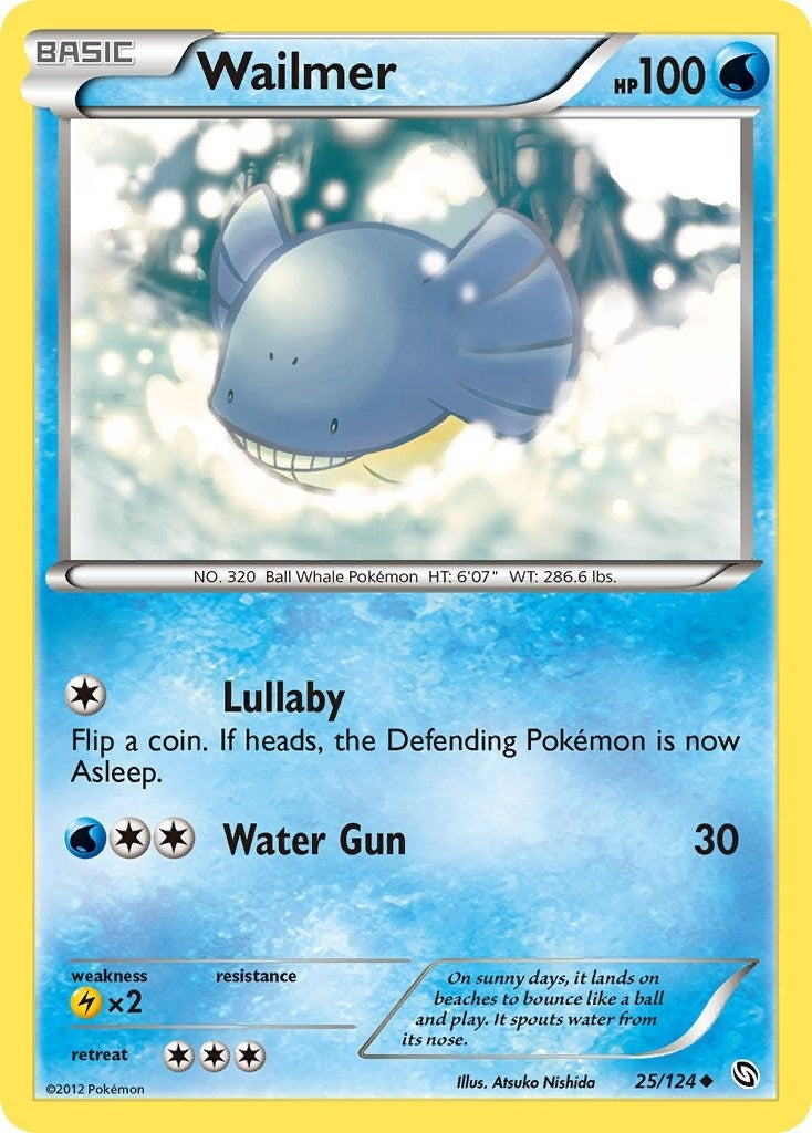 Image for Wailmer (25/124) (Dragons Exalted) (DRX) - Pokemon