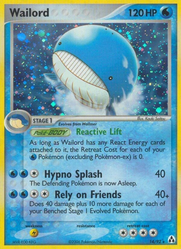 Wailord (14/92) (Legend Maker) Pokemon