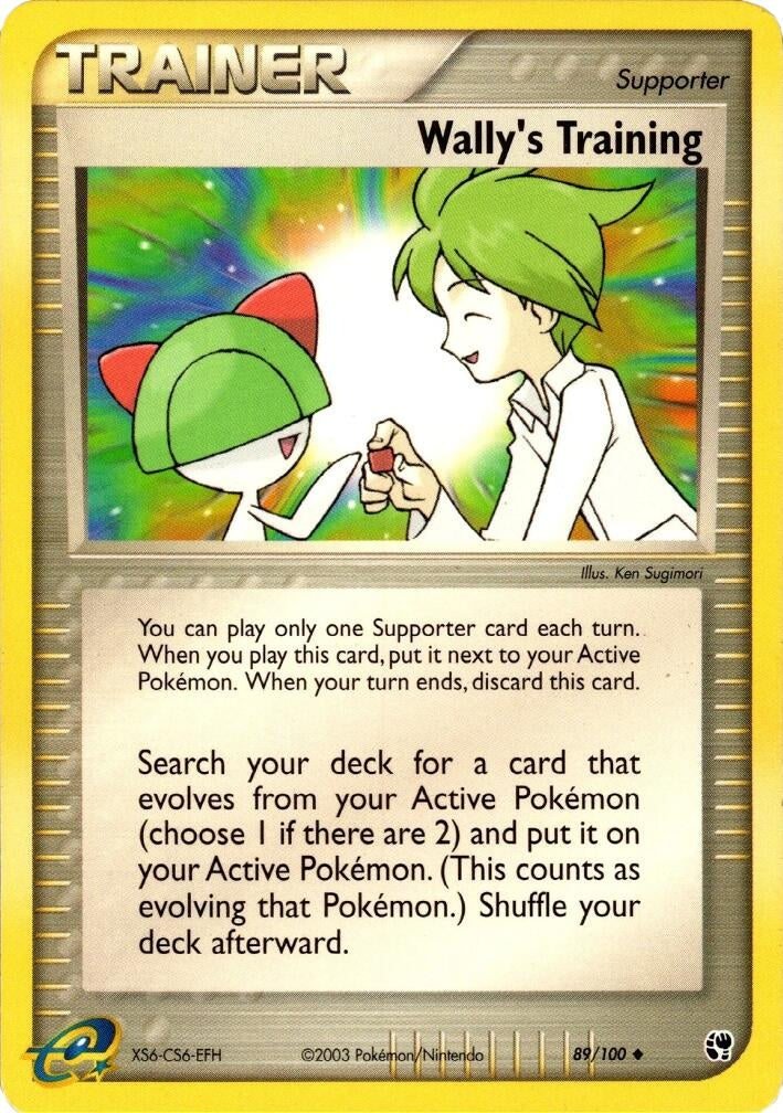 Image for Wally's Training (89/100) (Sandstorm) - Pokemon