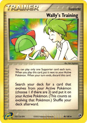Image for Wally's Training (89/100) (Sandstorm) - Pokemon
