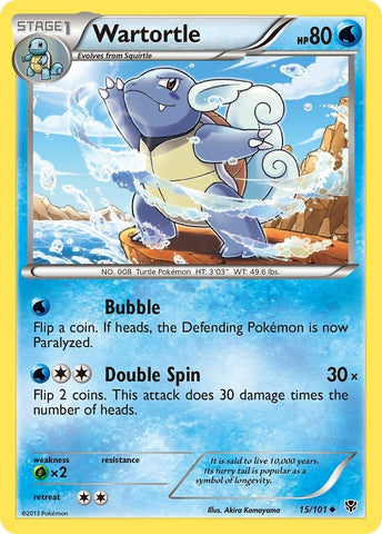 Image for Wartortle (15/101) (Plasma Blast) - Pokemon