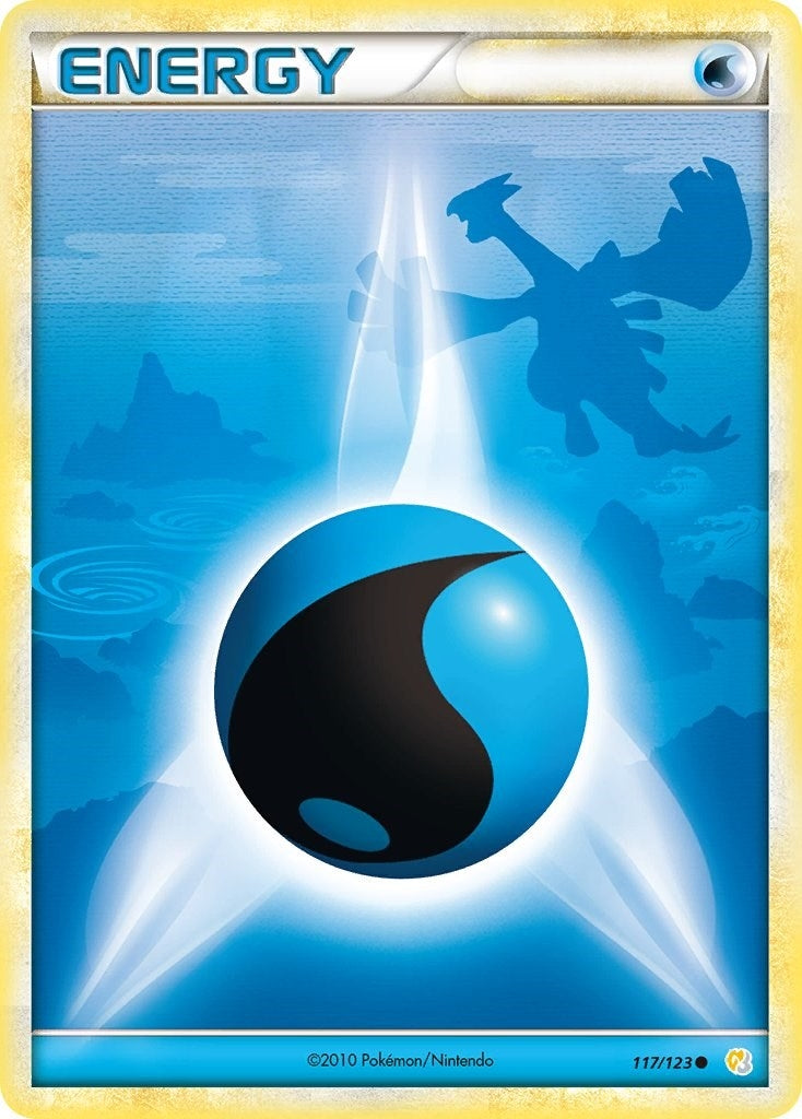 Image for Water Energy (117/123) (HeartGold SoulSilver) (HS) - Pokemon