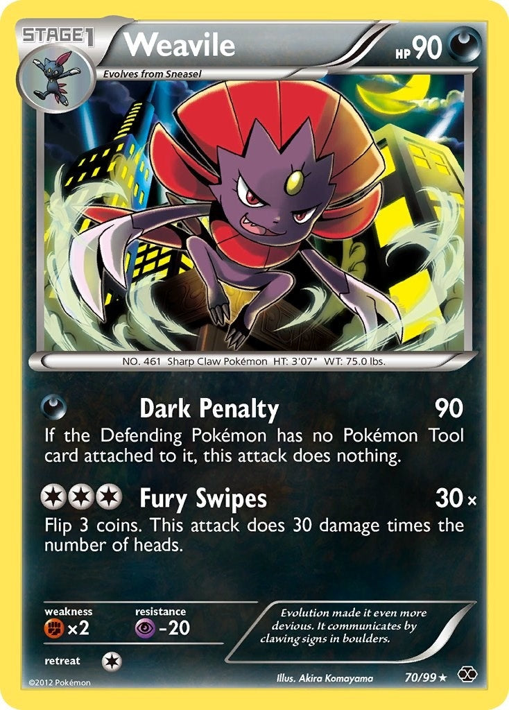 Image for Weavile (70/99) (Next Destinies) (NXD) - Pokemon