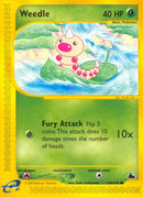 Weedle (114) (114/144) (Skyridge) (SK) Pokemon