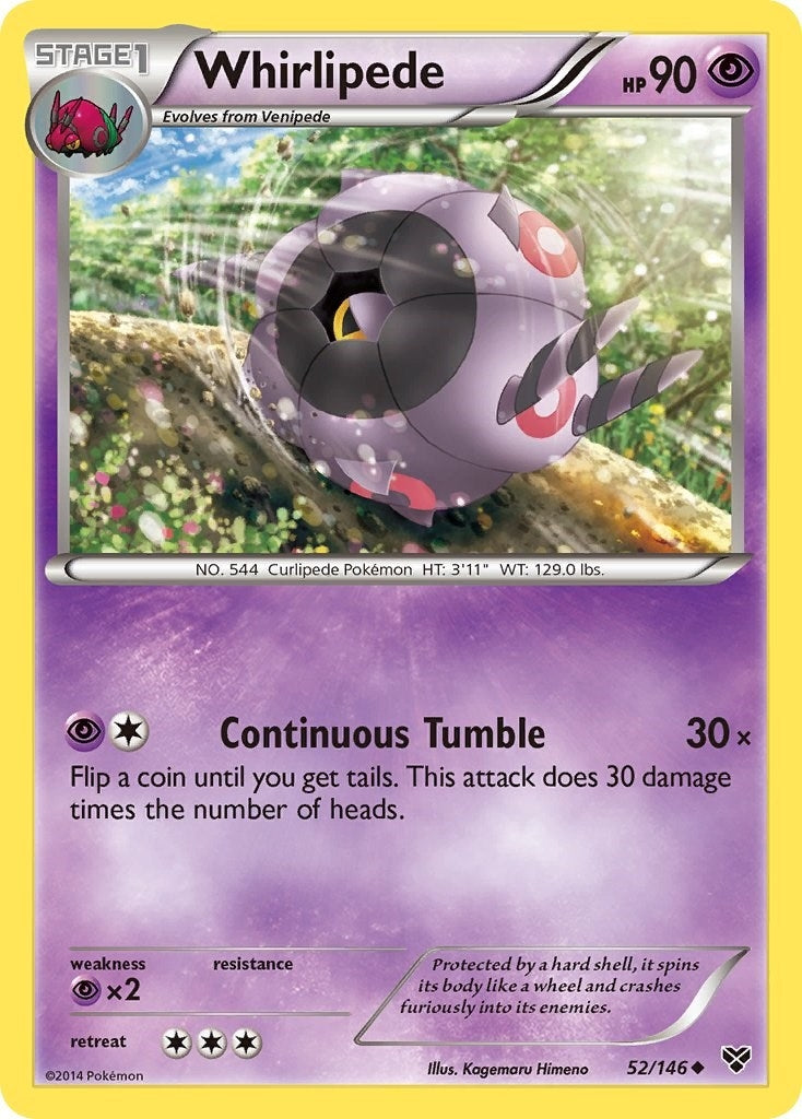 Image for Whirlipede (52/146) (XY Base Set) - Pokemon