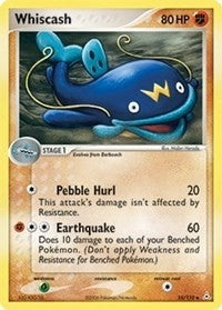 Whiscash (55/110) (EX Holon Phantoms) Pokemon