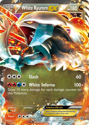 White Kyurem EX (96/135) (Plasma Storm) Pokemon