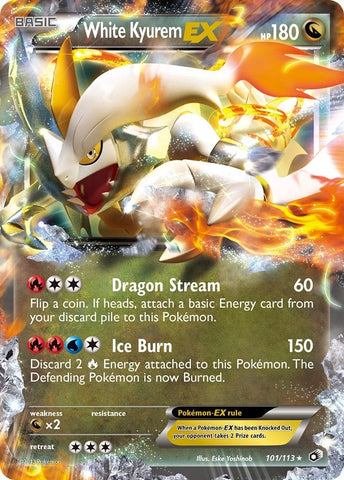 White Kyurem EX (101/113) (Legendary Treasures) Pokemon