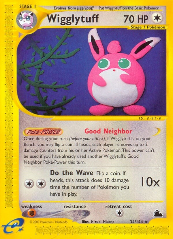 Wigglytuff (034/144) (Skyridge) Pokemon