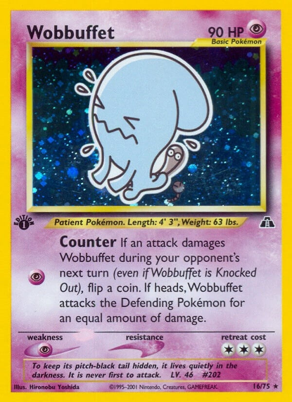 Image for Wobbuffet (16) (16/75) (Neo Discovery) (N2) - Pokemon