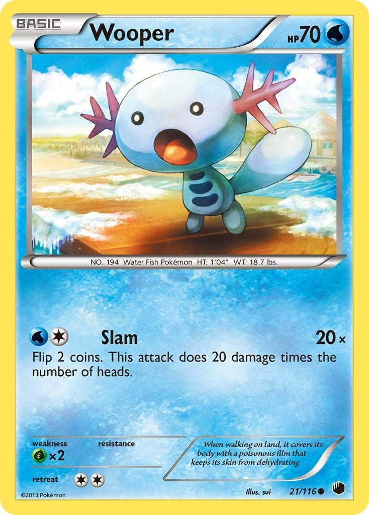 Image for Wooper (21/116) (Plasma Freeze) (PLF) - Pokemon