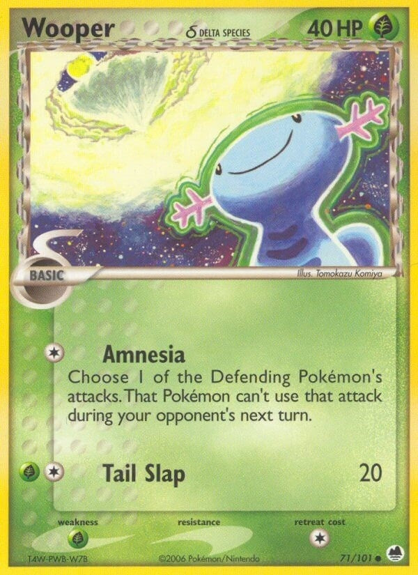 Image for Wooper (Delta Species) (71/101) (Dragon Frontiers) - Pokemon