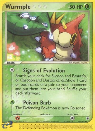 Wurmple (78/109) (EX Ruby and Sapphire) Pokemon