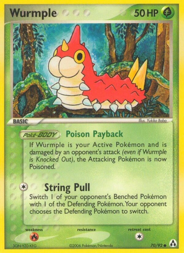 Wurmple (70/92) (EX Legend Maker) Pokemon