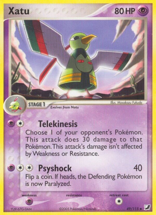 Xatu (49/115) (EX Unseen Forces) Pokemon